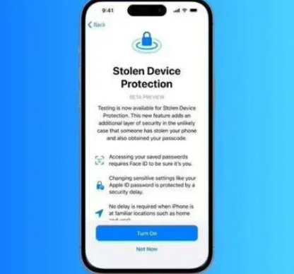 东辽苹果授权维修店分享被盗设备保护功能开启方法 