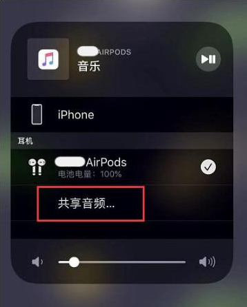 东辽苹果14音频维修点分享iPhone14音频共享设置方法 